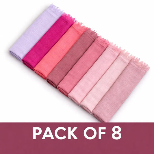 PACK OF 8 LAWN HIJABS