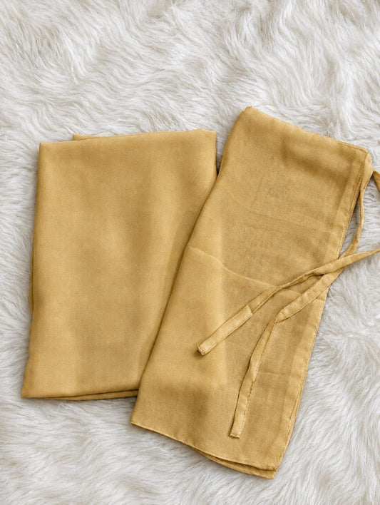 HIJAB NIQAB SET GOLD SKIN