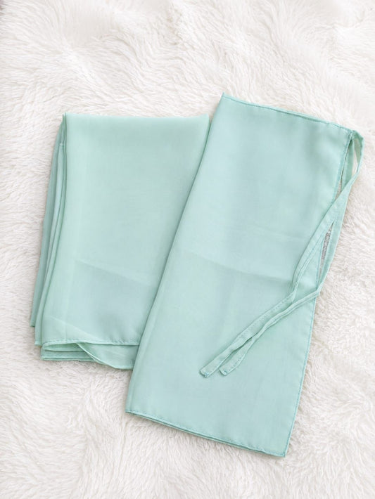 HIJAB NIQAB SET MINT GREEN