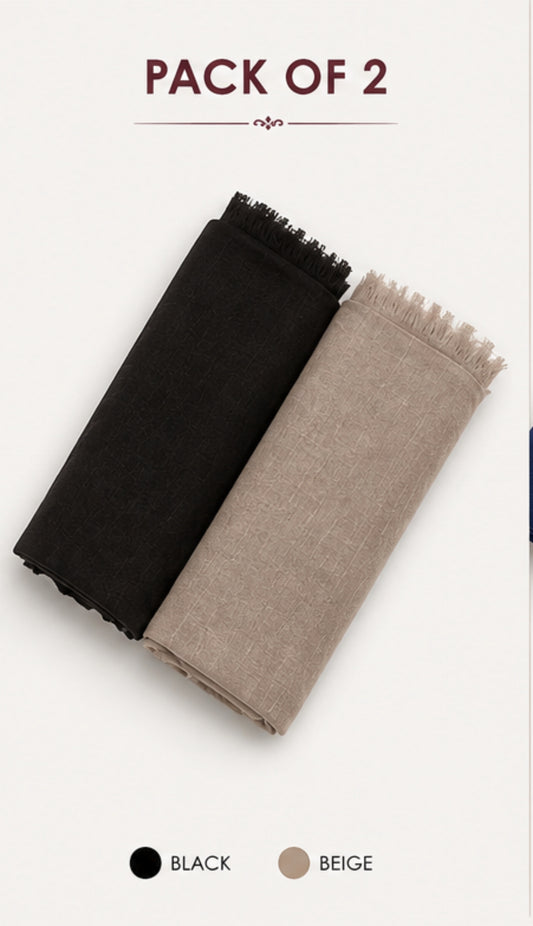 PACK OF 2 TURKISH LAWN HIJAB