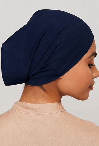 NAVY BLUE TUBE CAP